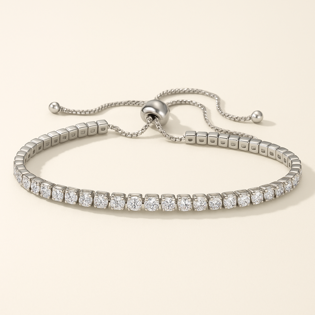 Simple Tennis Bracelet